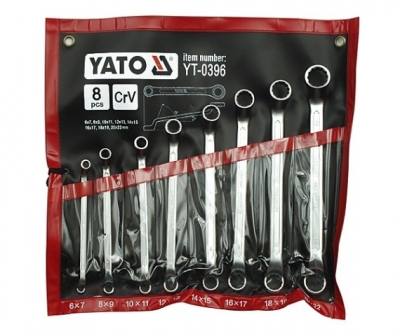 Set chei inelare cu cot Yato 6-22M YT-0396